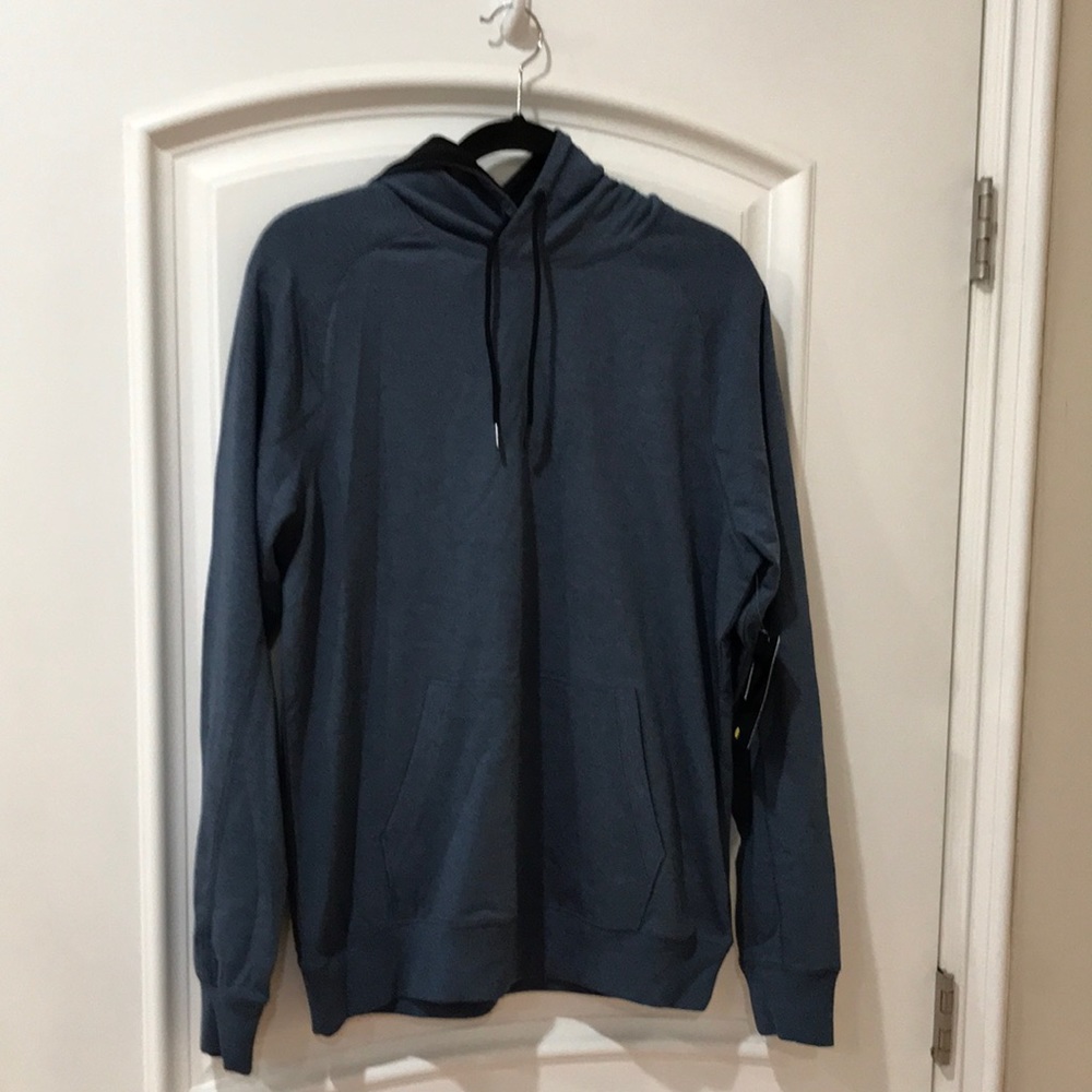 Zella Fleece PO Hoodie Blue Blur Melange size S